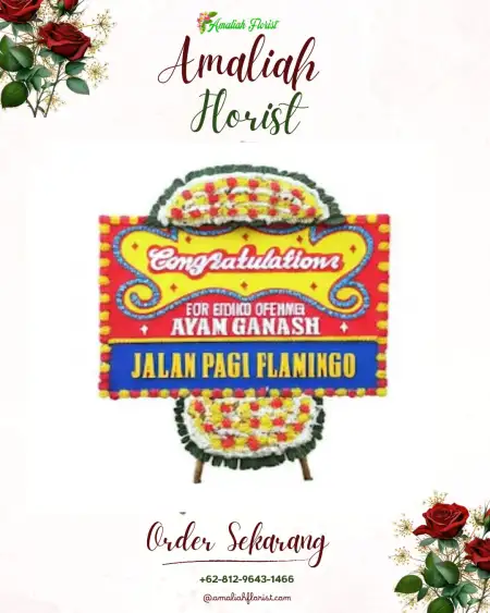 Sewa Papan Bunga Bengkak